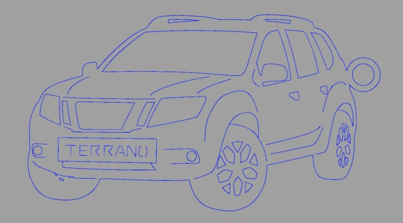 Раскраска Ниссан Террано