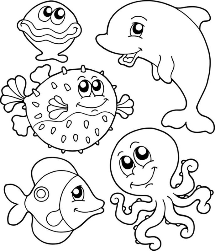 Раскрака подводный Мирс