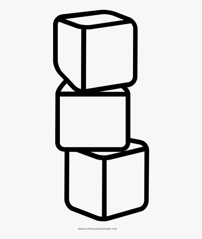 Кубики для раскрашивания для детей