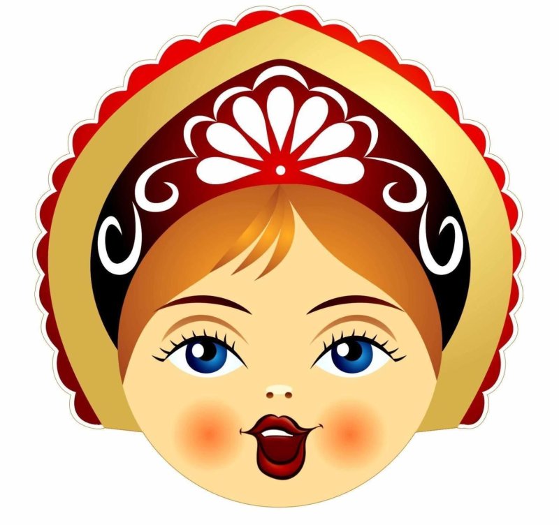 Мордочки матрешек