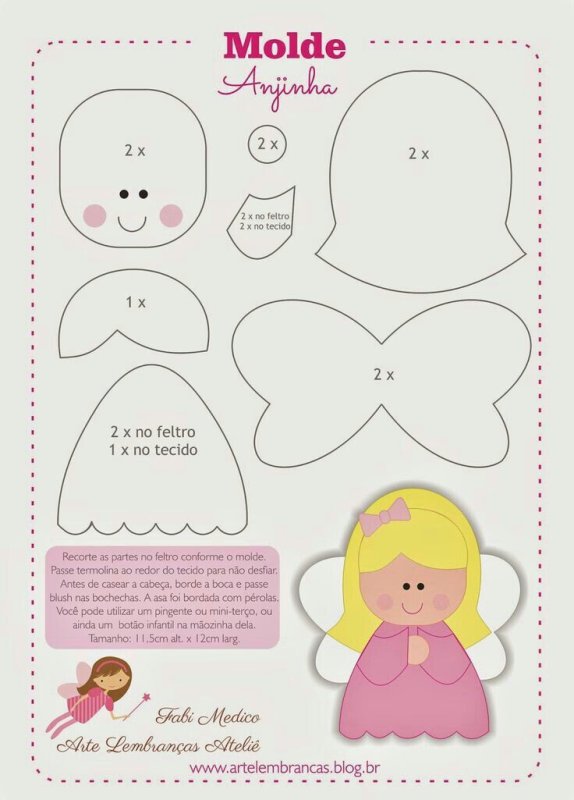 Лекало для игрушек из фетра