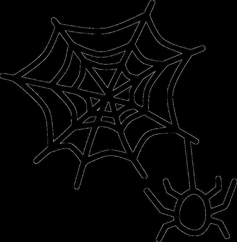 Паутинка трафарет