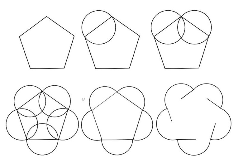 Шарик из бумаги объемный схема