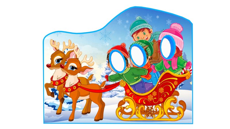 Новогодний стенд для фотографирования