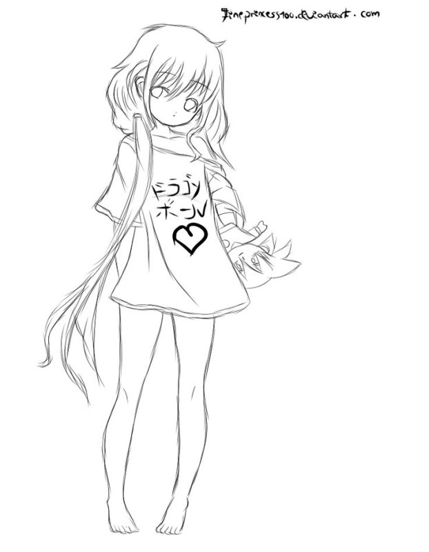 Раскраска аниме