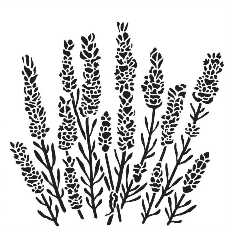 Лаванда силуэт