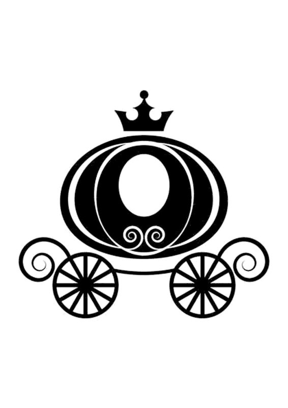 Карета раскраска