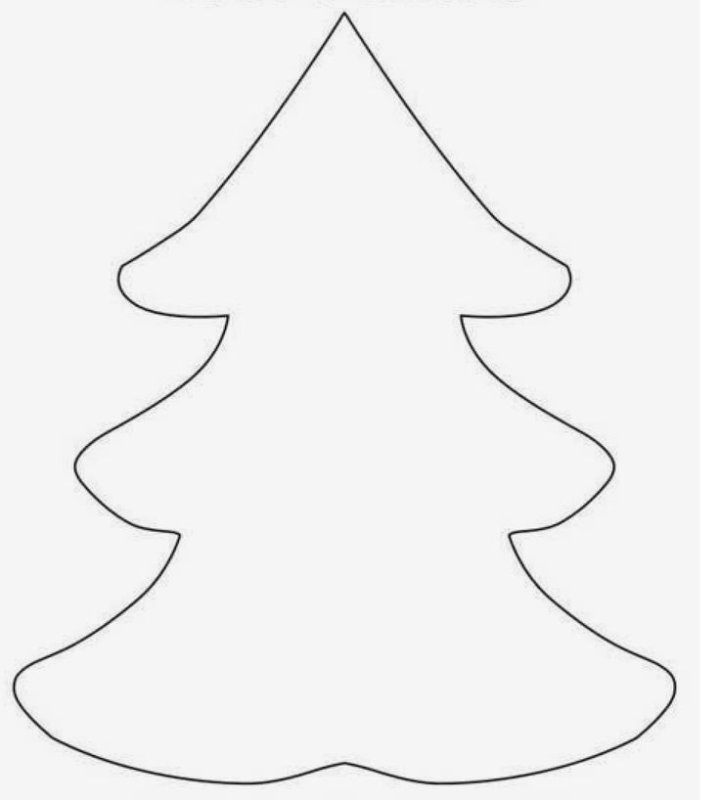 Шаблон елки