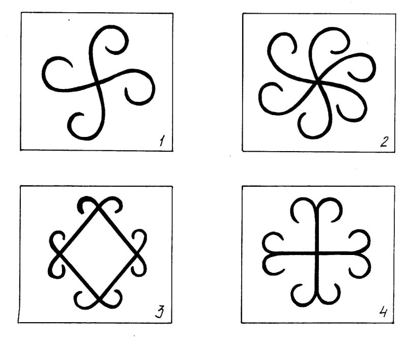 Башкирский орнамент с солярным знаком