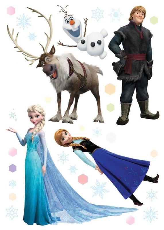 Анна и Эльза и Олаф картинки для печати
