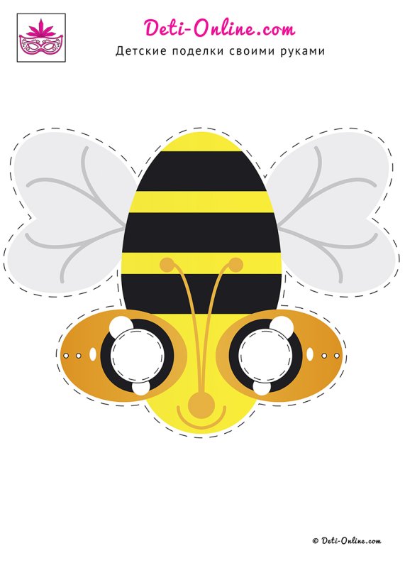 Маска пчелки