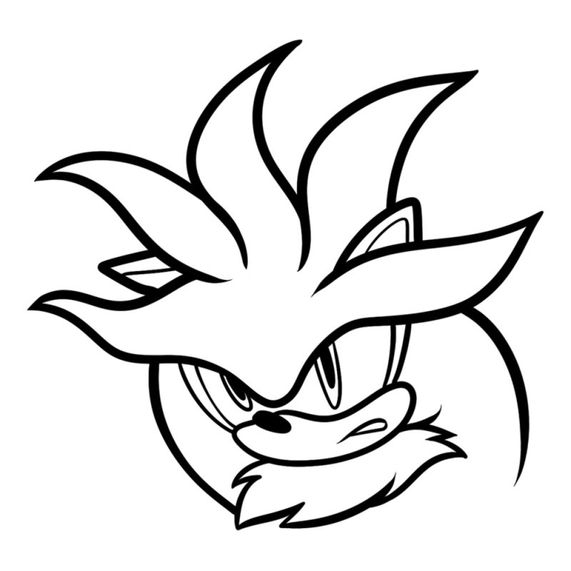 Раскраска Соник Шедоу