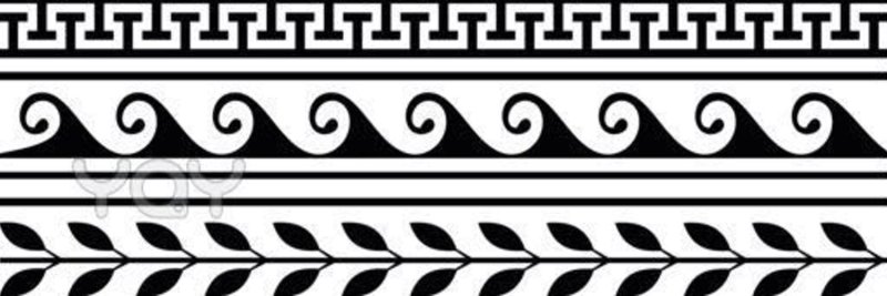 Орнамент древней Греции Меандр