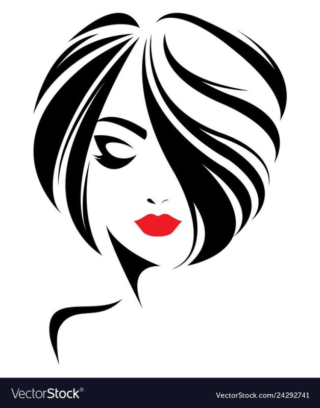 Силуэт прически