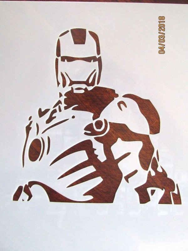 Железный человек силуэт