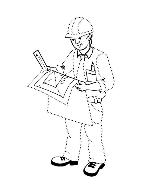 Профессии раскраски для детей