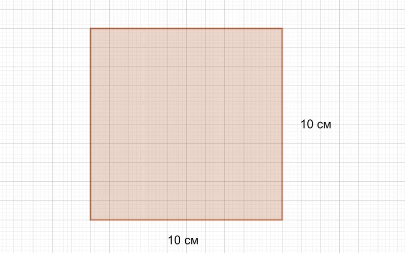 Макет квадрата
