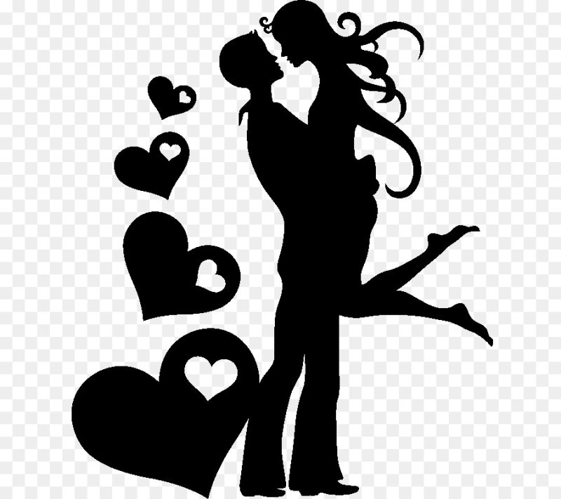 Парочка силуэт