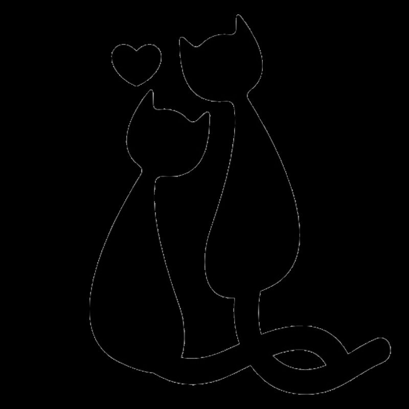 Силуэт кошки