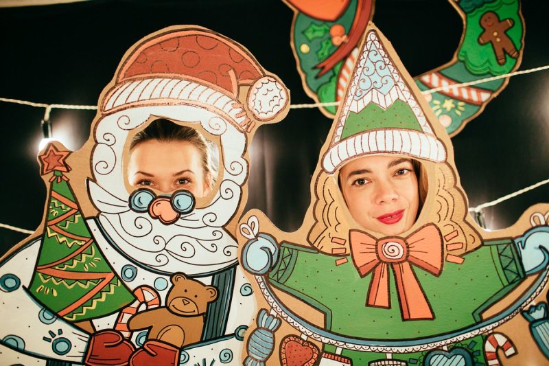 Тантамарески из картона на новый год