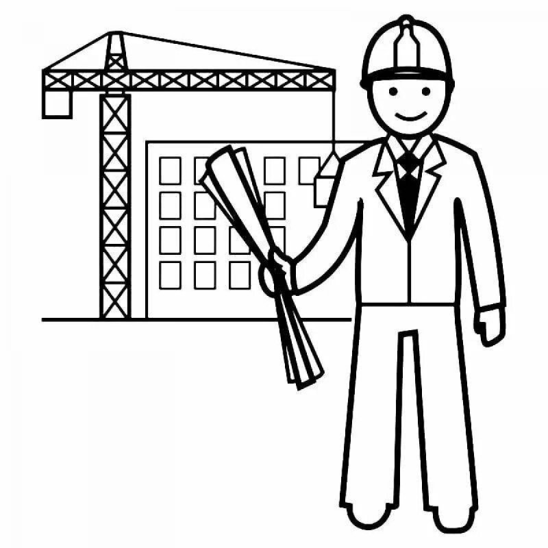 Рисунок профессии карандашом