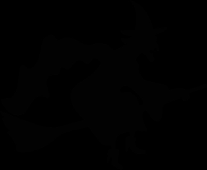 Силуэт ведьмы