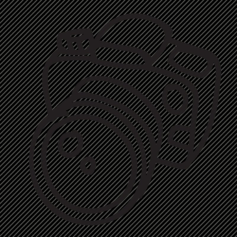 Фотоаппарат сбоку вектор