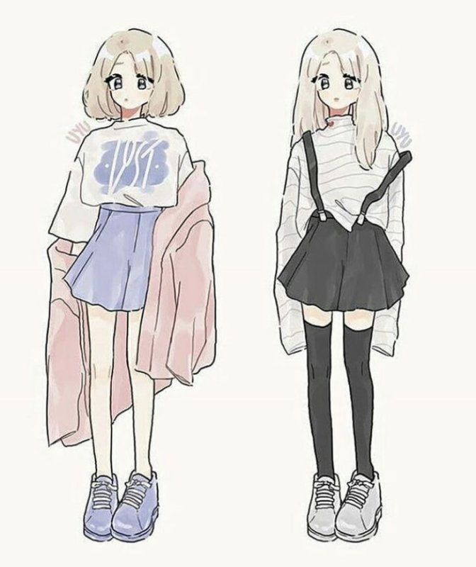 Стили рисования в полный рост