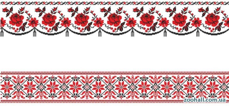 Рушник белорусский орнамент