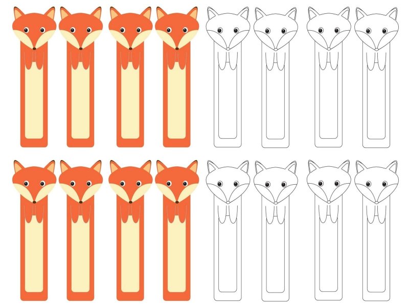 Заготовки для закладок