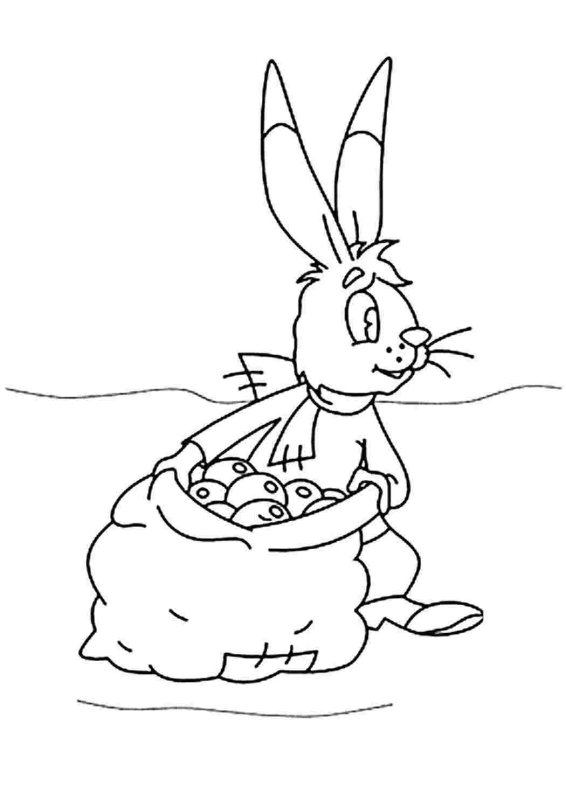 Раскраски к сказке мешок яблок Сутеева