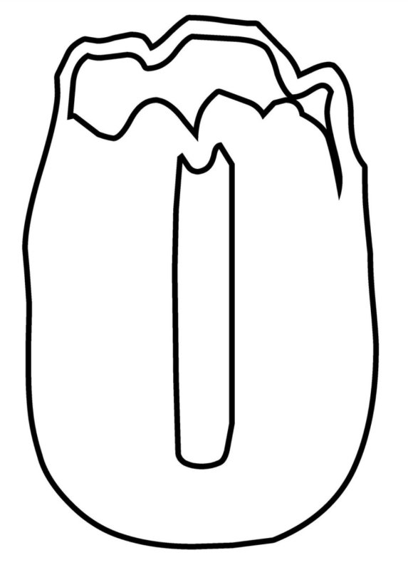 Новогодние буквы для вырезания