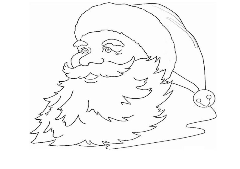 Новогодние трафареты на ок