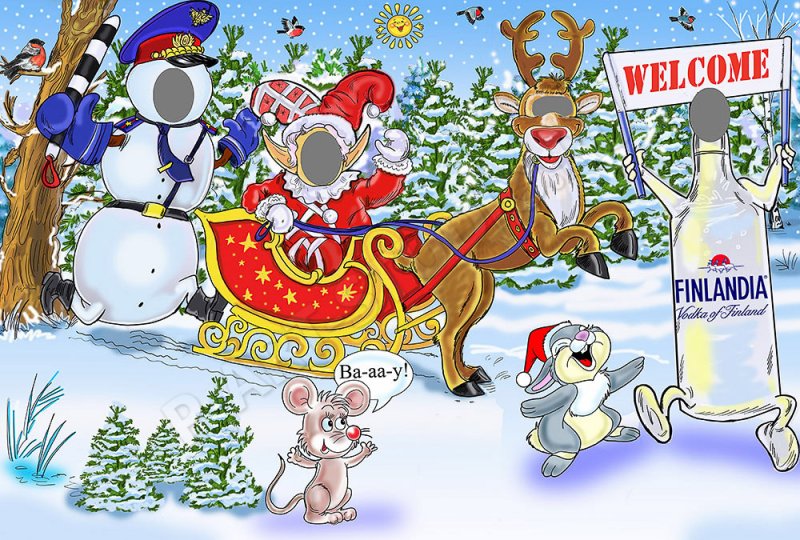 Новогодний плакат