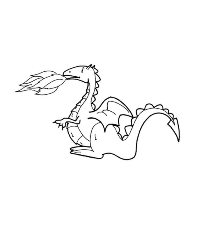 Змей Горыныч рисунок карандашом