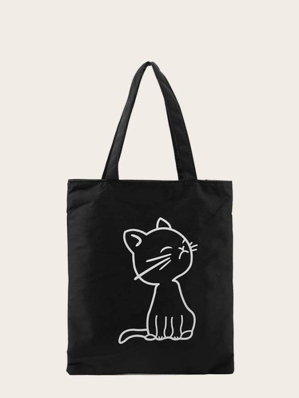 Принты на сумках шопперах