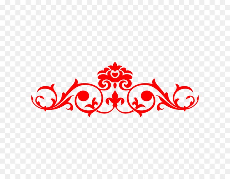 Красные узоры