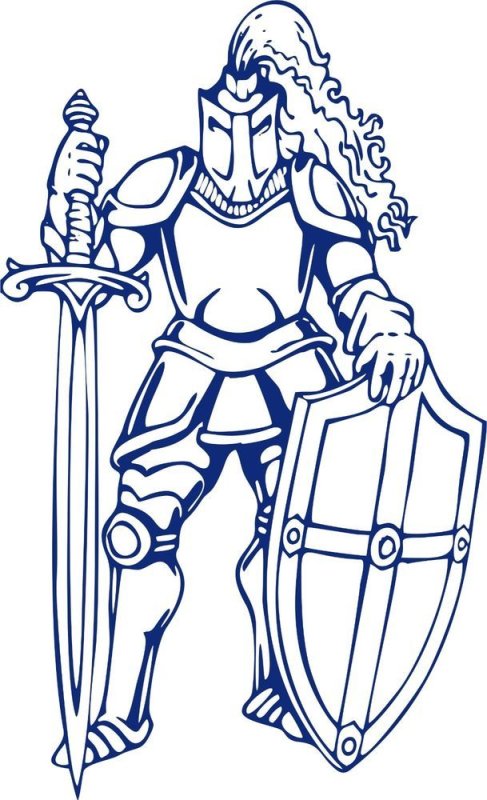 Векторные изображения рыцарей
