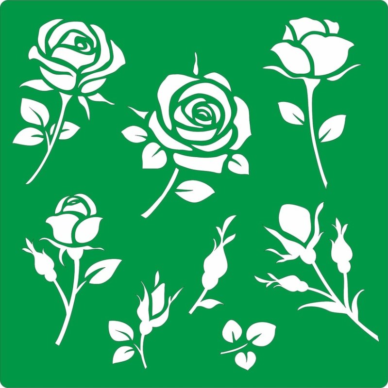 Трафареты для декора стен