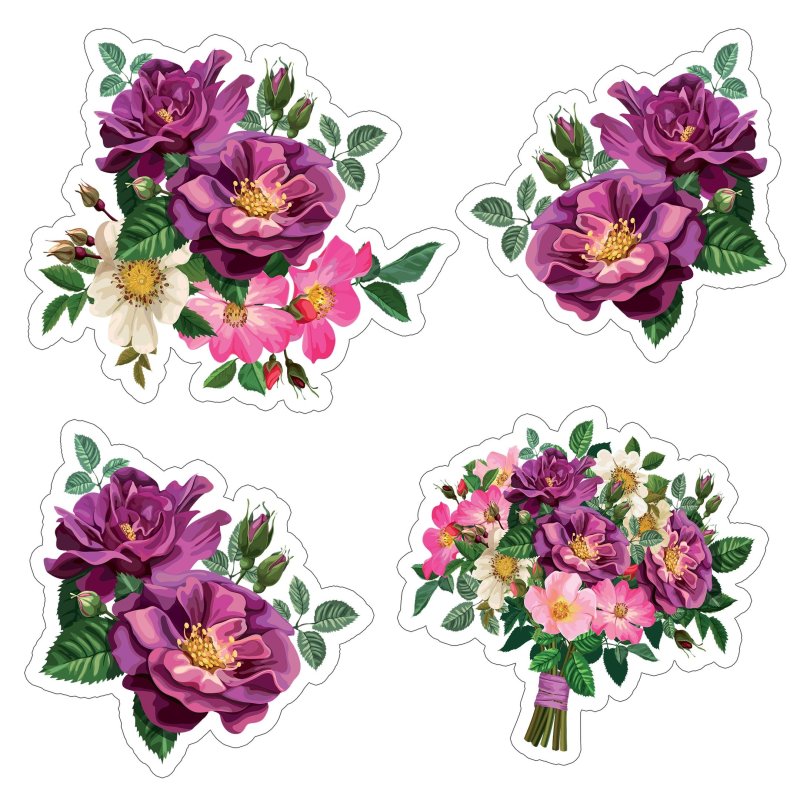 Скрапбукинг цветы