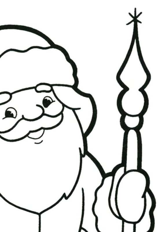 Рисунки на окнах к новому году дед Мороз