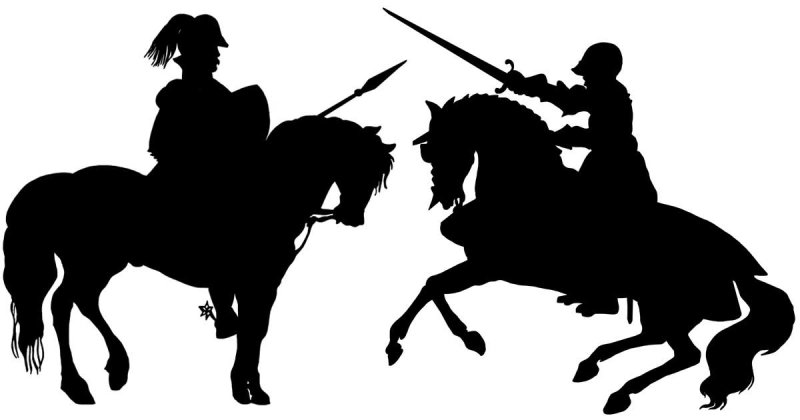 Средневековье силуэт