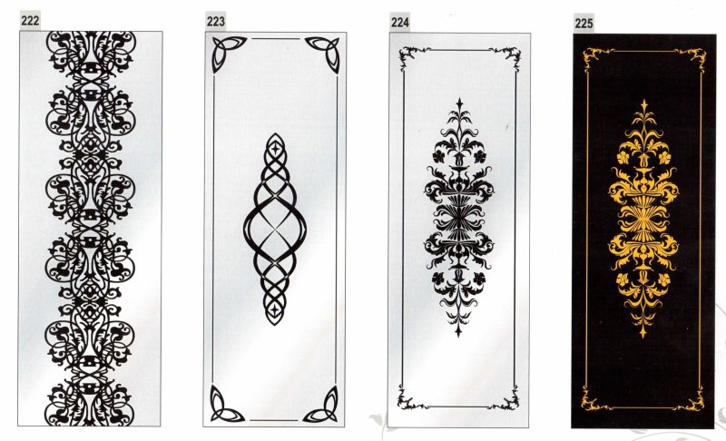 Трафареты для декора дверей