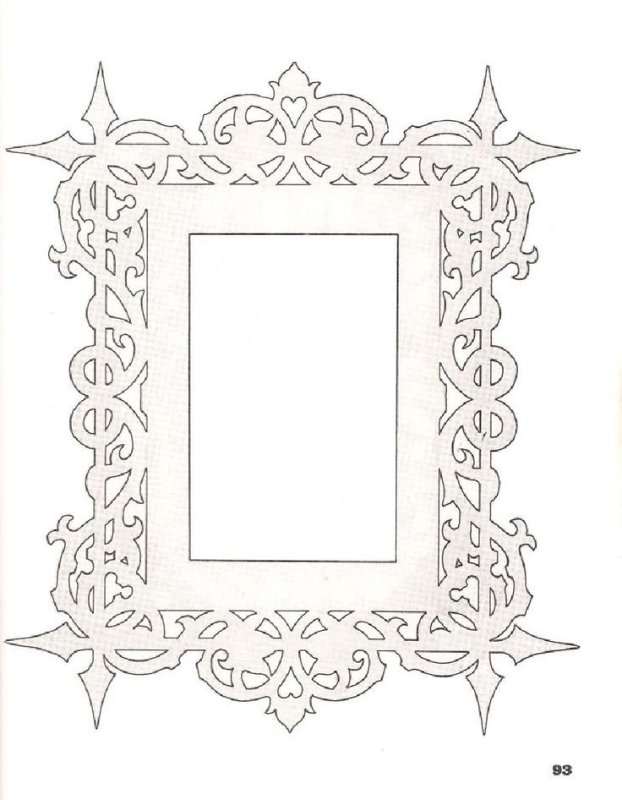 Рамка выпиливание