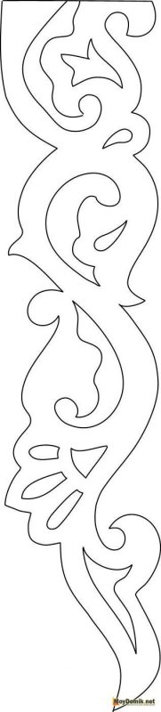 Узоры на окна трафареты