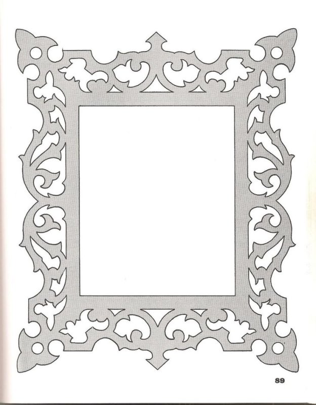 Трафаретные рамки