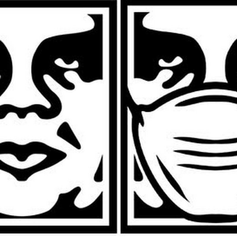 Obey трафарет