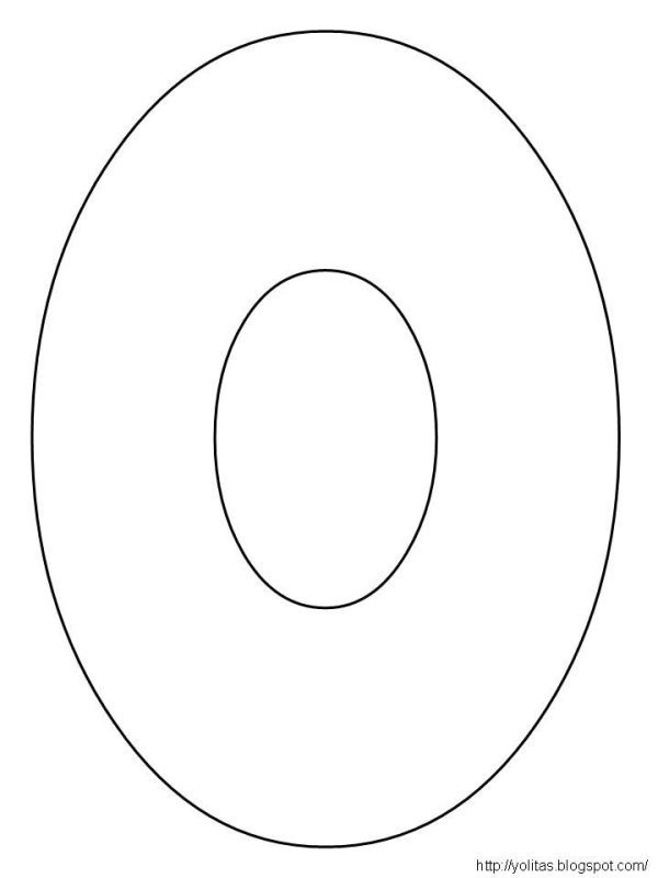 Трафаретная цифра 0