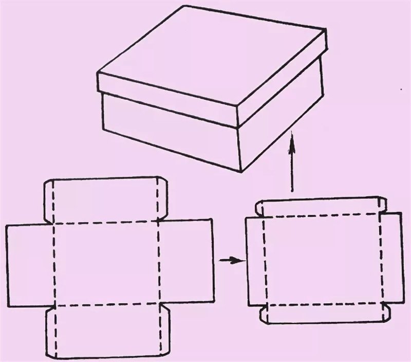 Как сделать коробку из бумаги своими руками: 8 пошаговых схем (фото и видео)