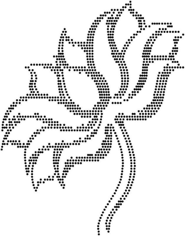 Узоры из страз